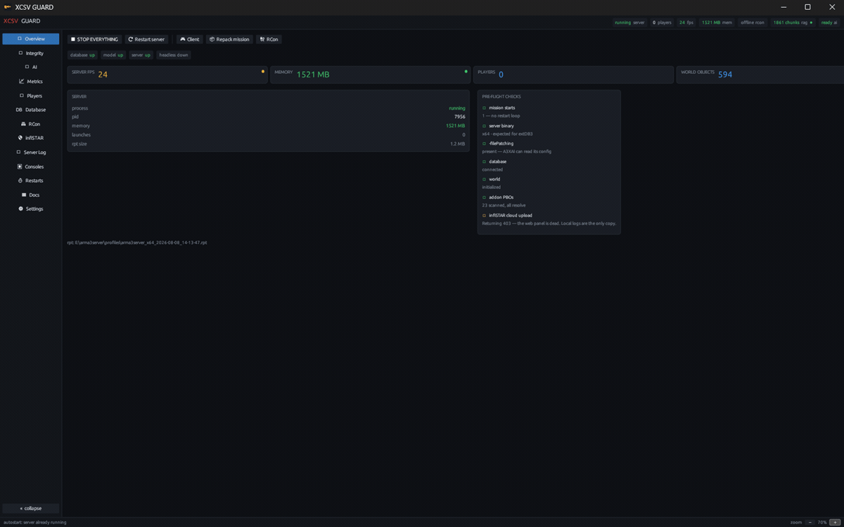 Re-scanning every addon PBO